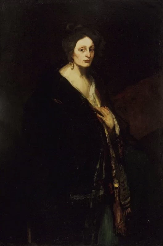Donna con mantello - Brooklyn Museum